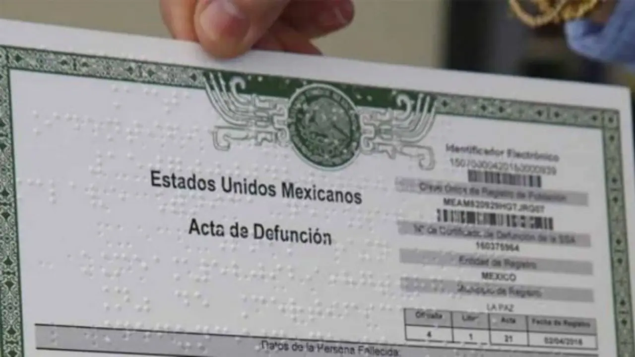 Acta de defunción en Nayarit: cómo tramitarla paso a paso. Foto: Especial