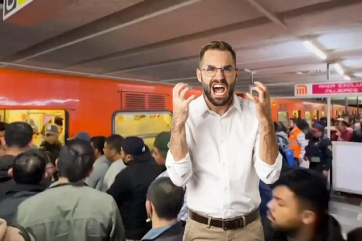 Marcha lenta del Metro de CDMX. Foto: Freepik y @metro | Canva