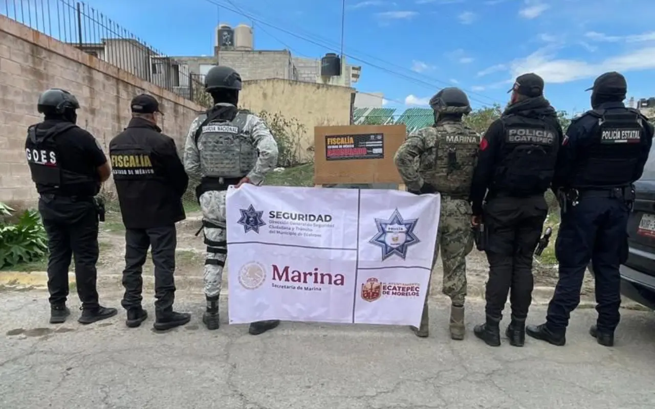 Operación Restitución. Foto: X/@FiscaliaEdomex (Canva)