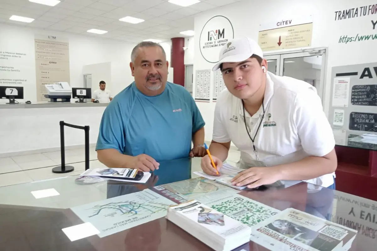 Se les brinda todas las atenciones a los paisanos y se les recomienda los mejores sitios turísticos en el estado | Foto: Turismo Tamaulipas