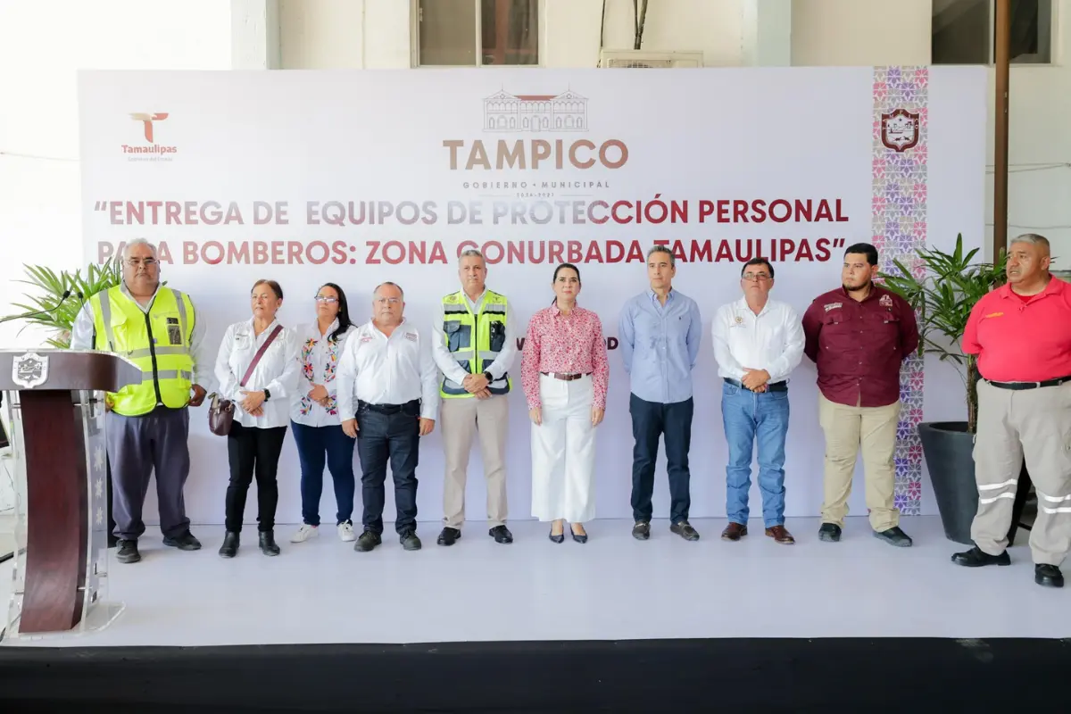 El evento estuvo encabezado por la presidenta municipal Mónica Zacil Villarreal Anaya, quien destacó la importancia de trabajar unidos para hacer frente a cualquier emergencia. Foto: Facebook Dirección de Protección Civil Tampico
