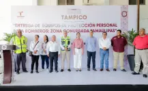 Refuerzan a bomberos y Protección Civil del sur de Tamaulipas con nuevo equipo de seguridad