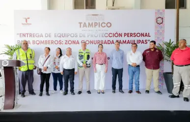 Refuerzan a bomberos y Protección Civil del sur de Tamaulipas con nuevo equipo de seguridad
