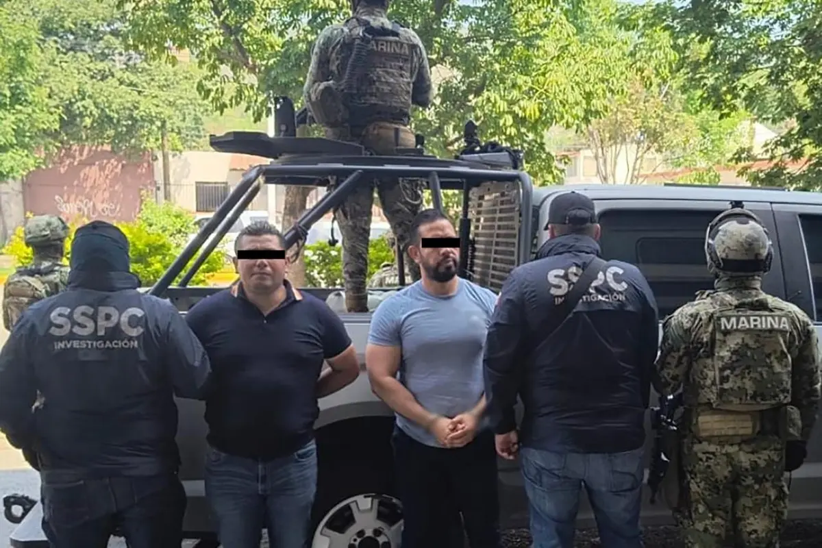 Ulises Pinto tras ser detenido Foto: Gobierno de México