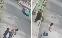 VIDEO | Abuelita se enfrenta a ladrón en Chalco y evita robo a su nieto con un jalador