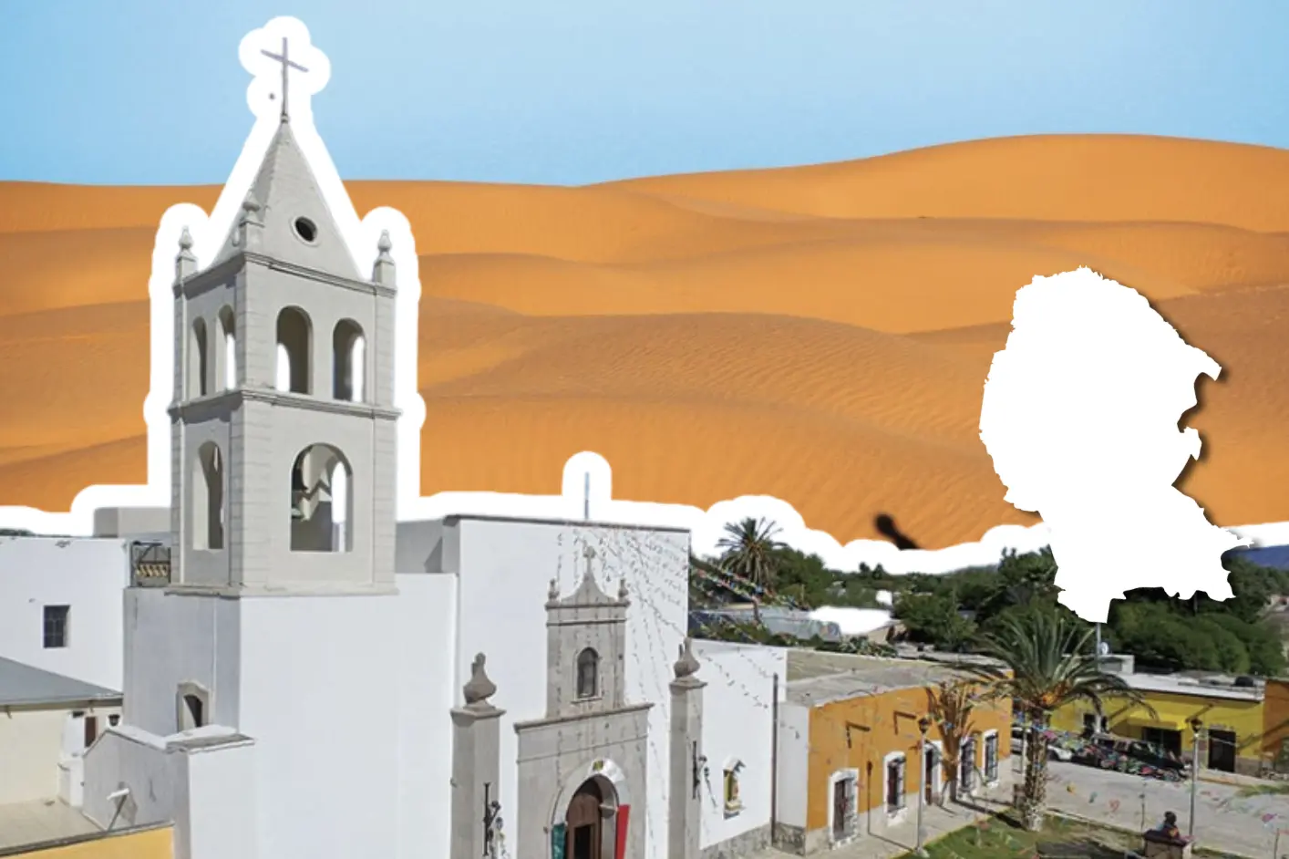 El desierto de Viesca destaca como un destino imperdible en vacaciones / Fotos: Gobierno de Coahuila | Canva