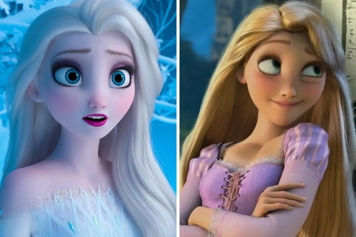 La fusión más inesperada de Disney toma vida gracias a la IA que unió a Elsa y Rapunzel en una sola. Foto: Canva