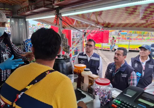 Así se verifican los puestos de comida en la Feria de Durango