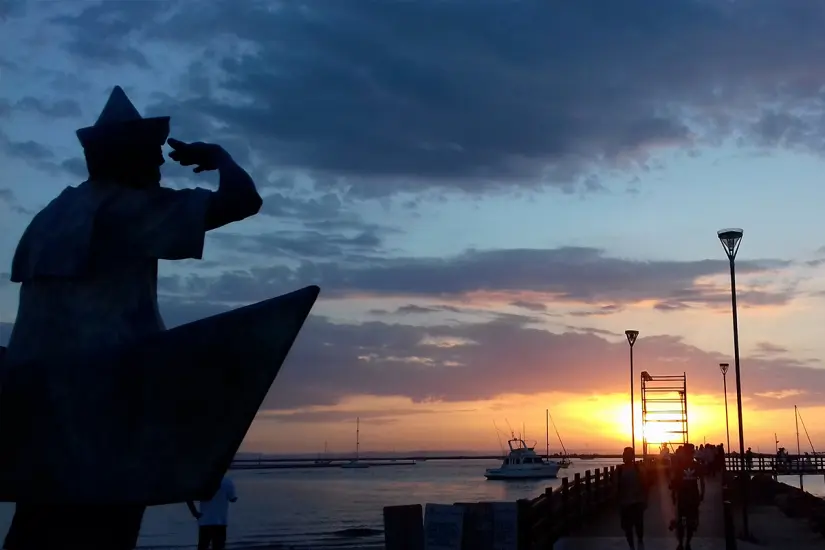 Atardecer en el Malecón. Foto: Modesto Peralta Delgado.