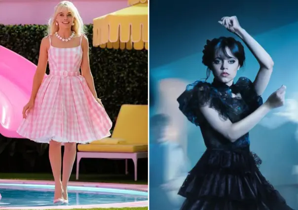 Así se vería la fusión entre Barbie y Merlina como una sola persona, según la Inteligencia Artificial
