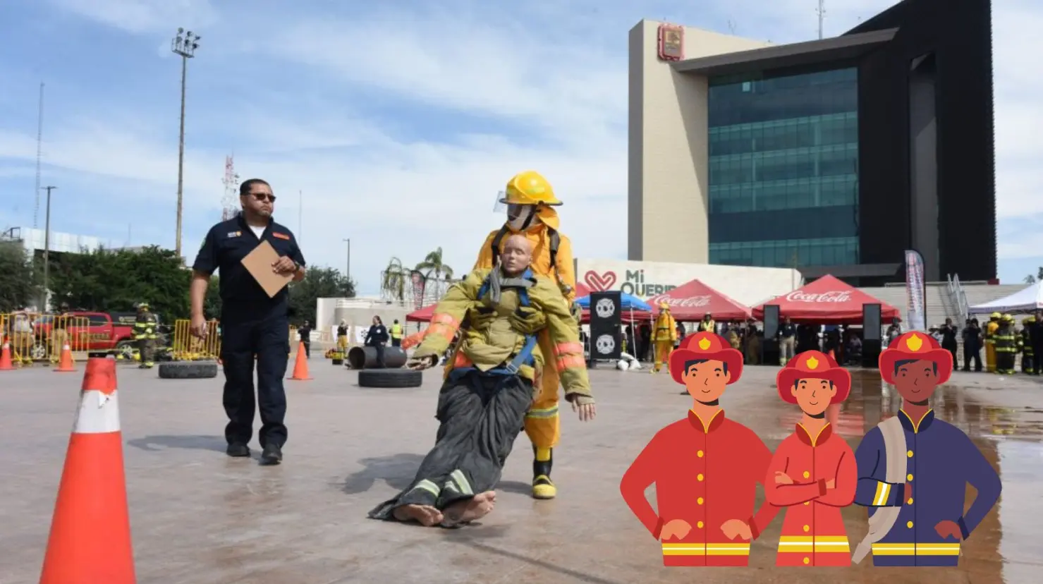 El Bombero Challenge se llevará a cabo en la Plaza Mayor. (Fotografía: Gobierno de Torreón)