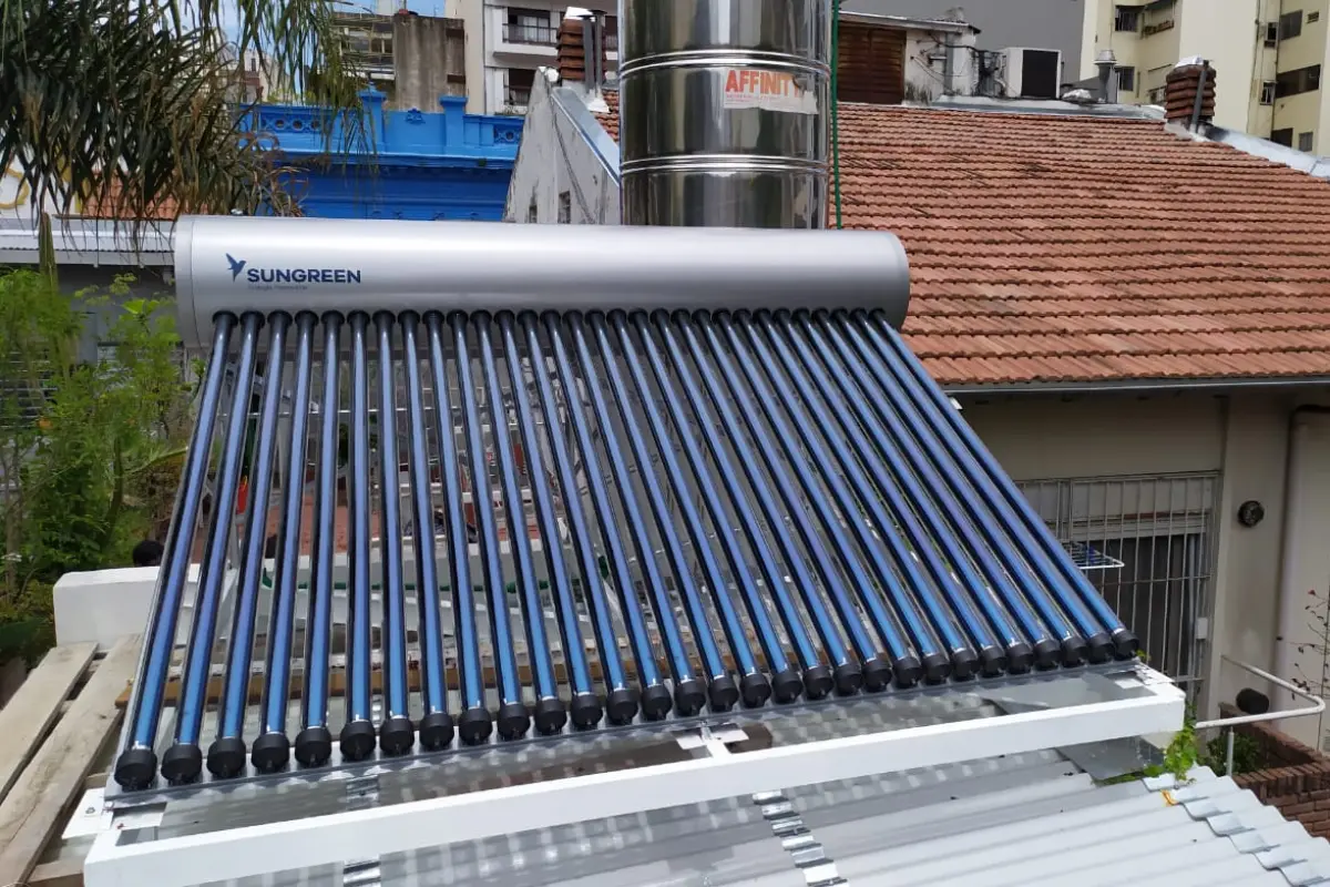 Calentador solar en CDMX. Foto: X (@runixo)