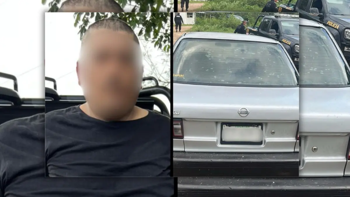 El sujeto de 37 años fue detenido y puesto a disposición de las autoridades Foto: SSP Yucatán
