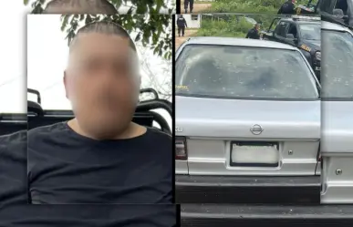 Detienen en Motul a un hombre mientras huía con auto robado en Mérida