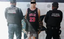 Policía de Guadalupe detiene a hombre con arma réplica y droga tras reporte