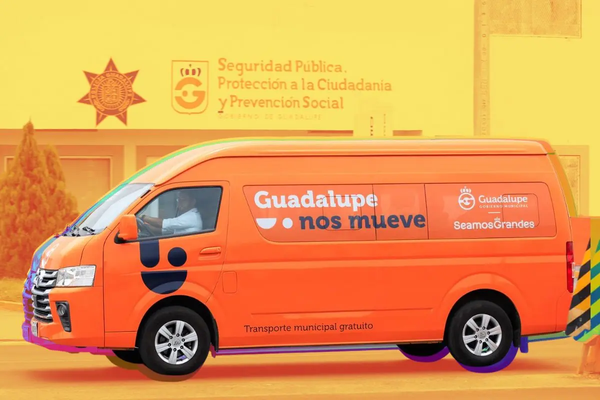 Unidad de transporte del municipio de Gpe Foto: facebook Héctor García