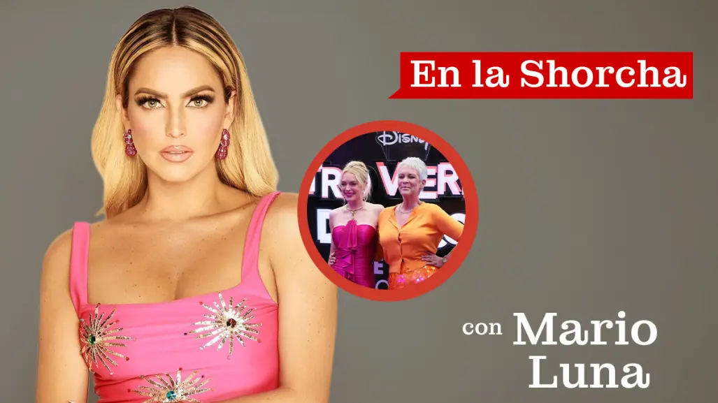 Karla Díaz le regala sus pinky termos a Lindsay Lohan y Jamie Lee Curtis