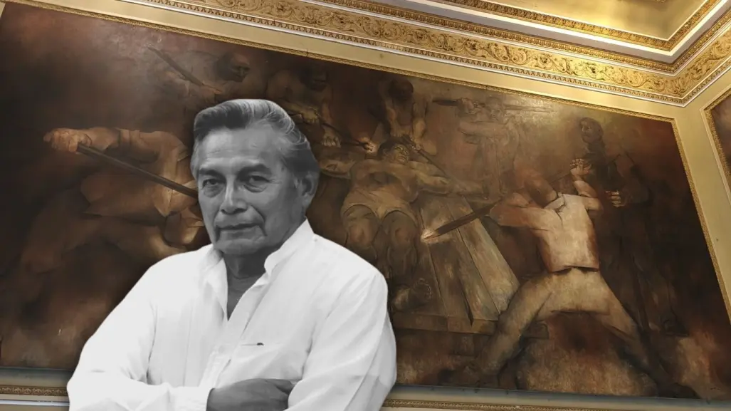 ¿Quién es Fernando Castro Pacheco y por qué sus murales adornan el Palacio de Gobierno?
