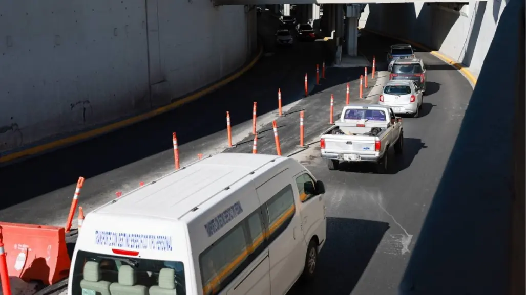 En este horario funciona el carril de contraflujo en San Pedro hacia el Túnel de la Loma Larga