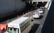 En este horario funciona el carril de contraflujo en San Pedro hacia el Túnel de la Loma Larga