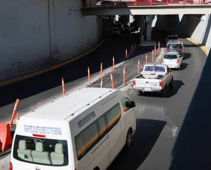 En este horario funciona el carril de contraflujo en San Pedro hacia el Túnel de la Loma Larga