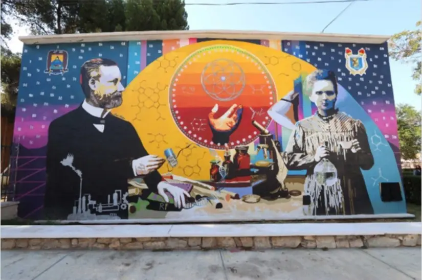 Guía del Universo en la Facultad de Ciencias Químicas de la UA de C/ Foto: Cortesía