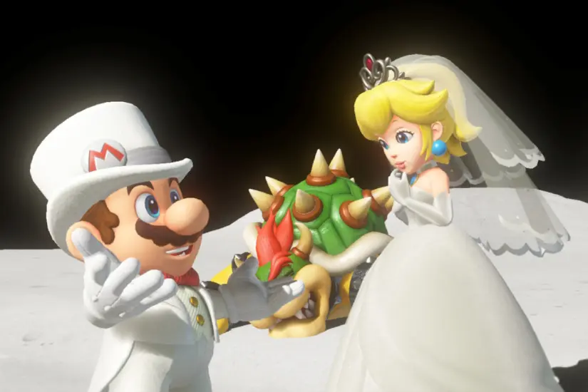 Aunque Nintendo sostiene que Mario y Peach son amigos, los aficionados destacan momentos que sugieren una conexión más profunda. Foto: Nintendo