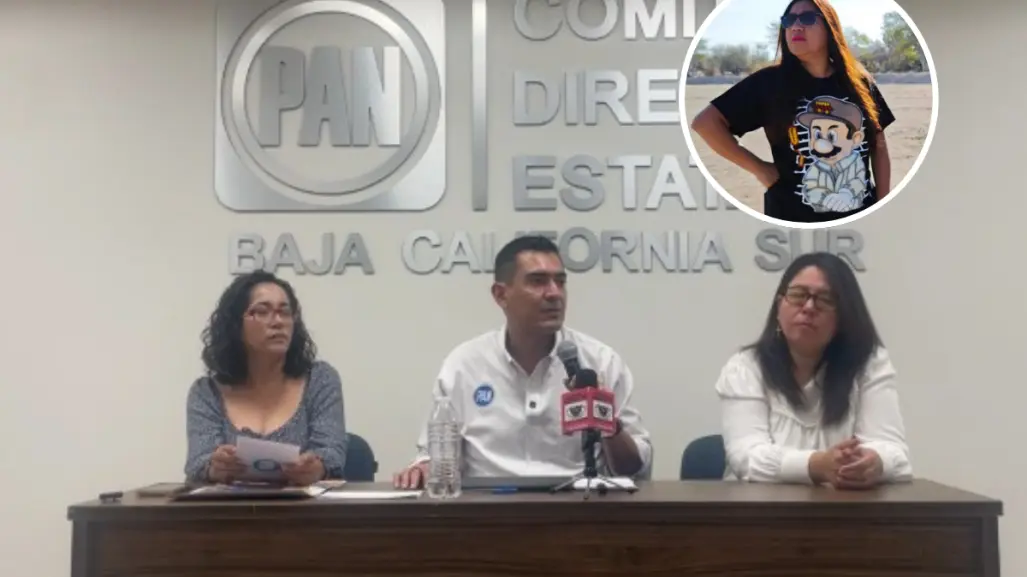 PAN en BCS analiza si denunciará a María del Carmen Aguilar por camiseta de "El Chapo"