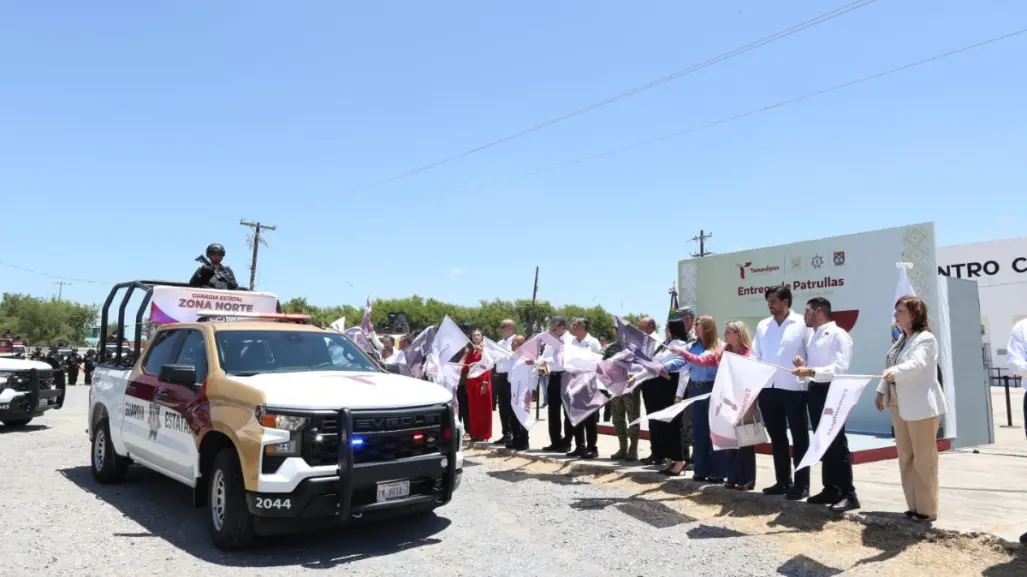 Entregan 330 nuevas patrullas para la Guardia Estatal en Tamaulipas
