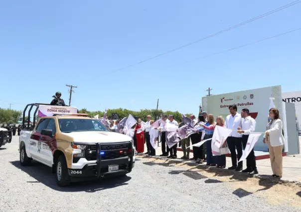 Entregan 330 nuevas patrullas para la Guardia Estatal en Tamaulipas
