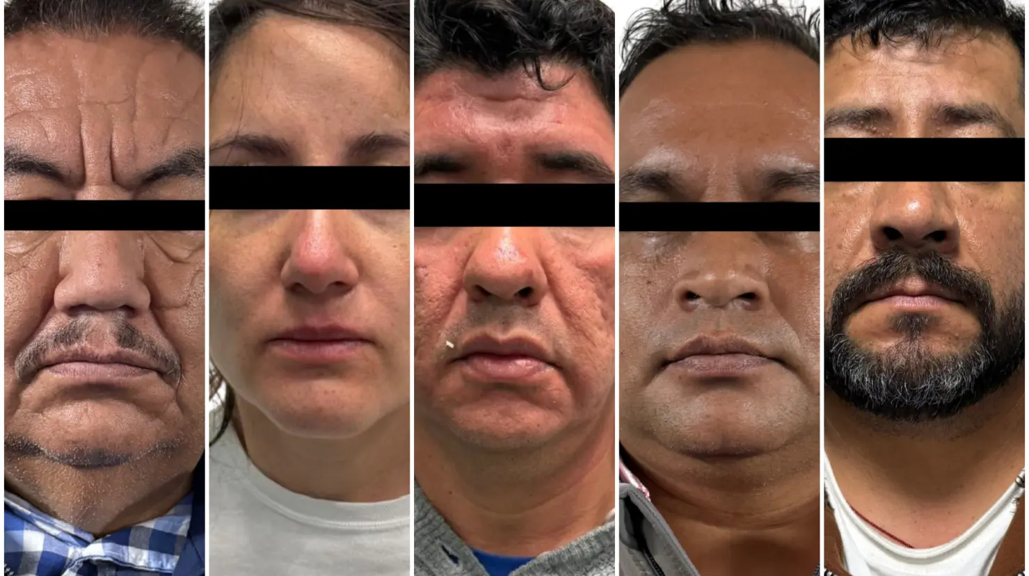 Las autoridades investigan a los detenidos, entre ellos presuntos líderes sindicales y de negocios. Imagen: FGJEM