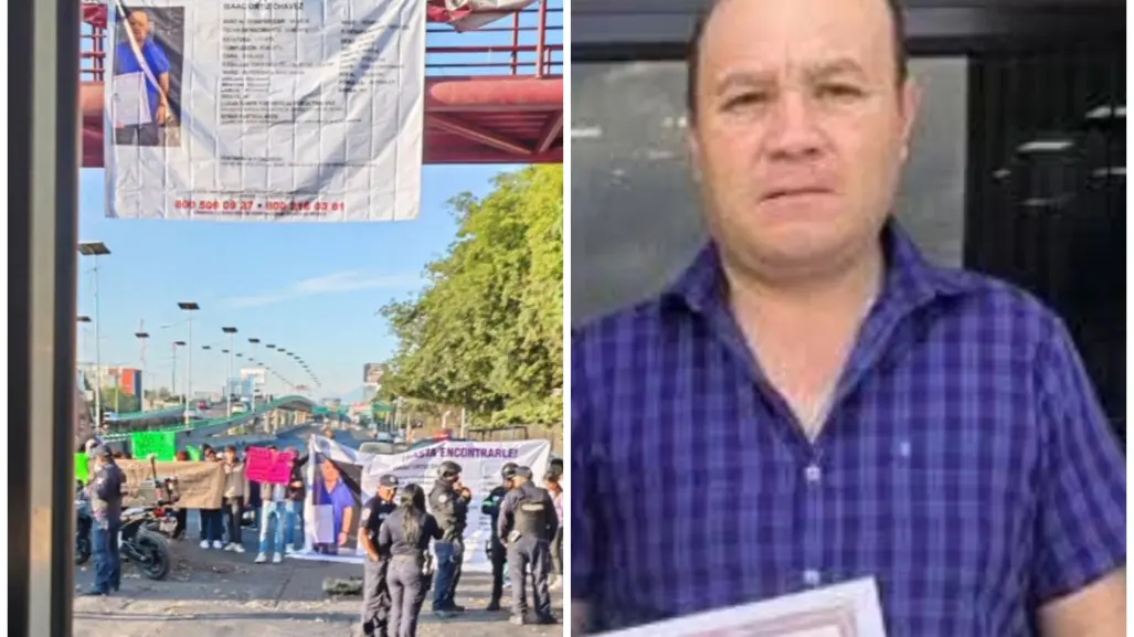 Bloqueo en Periférico Norte: familiares de Isaac Ortiz exigen su localización