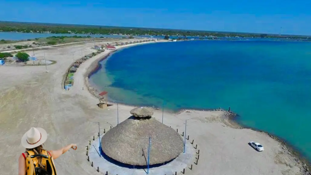 Esta es la playa de San Fernando, es una de las preferidas por familias de esta región