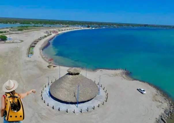 Esta playa de San Fernando, es una de las preferidas por familias de la región