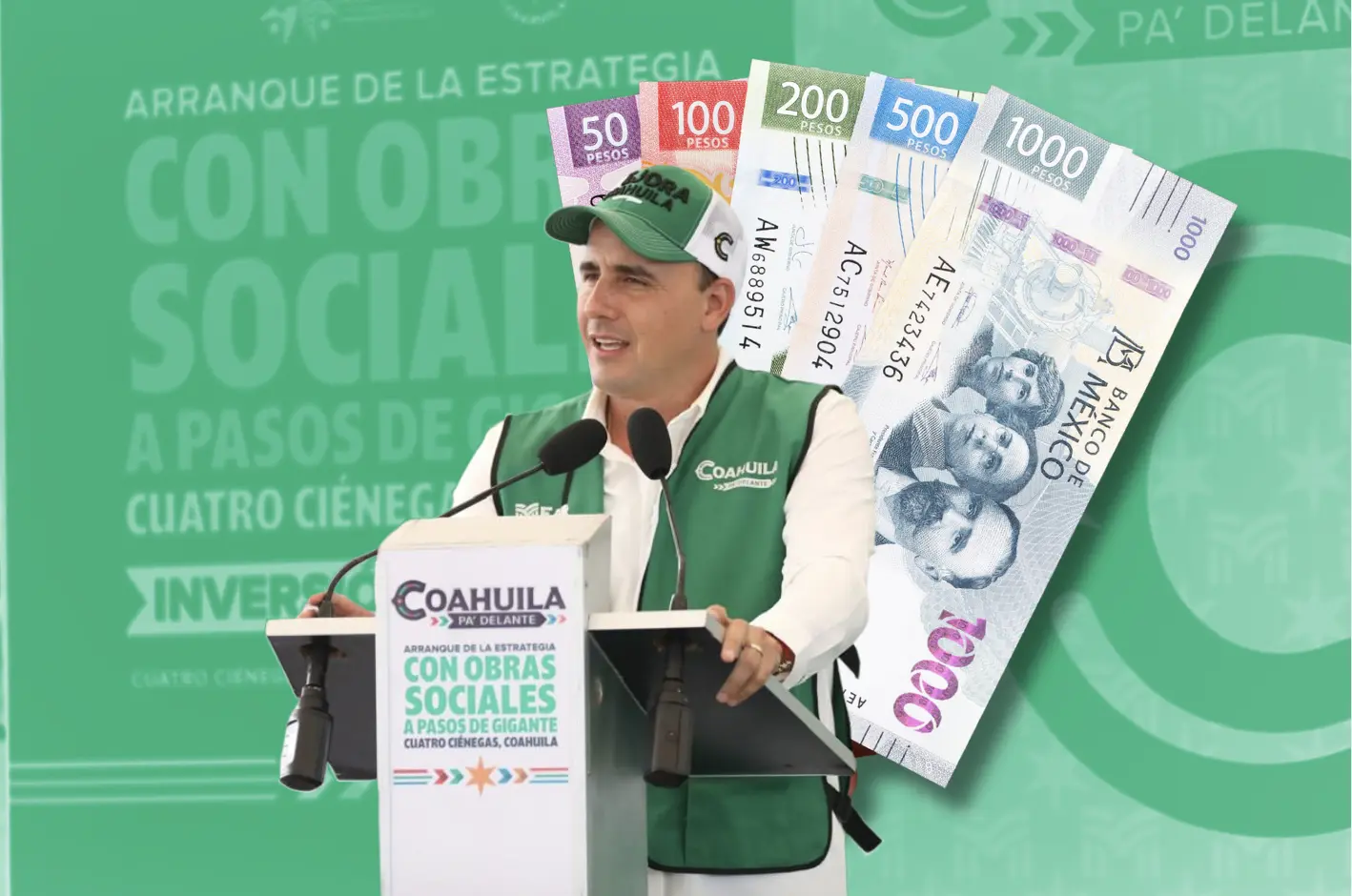 Manolo Jiménez destaca inversión millonaria para mejorar turismo en los Pueblos Mágicos de Coahuila / Foto: Gobierno de Coahuila | Canva