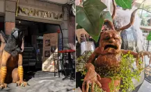 El restaurante secreto en CDMX que te transporta al universo de Harry Potter con un grifo guardián
