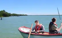 Este río cerca de la playa en Tamaulipas es ideal para ir de pesca y pasar un momento agradable