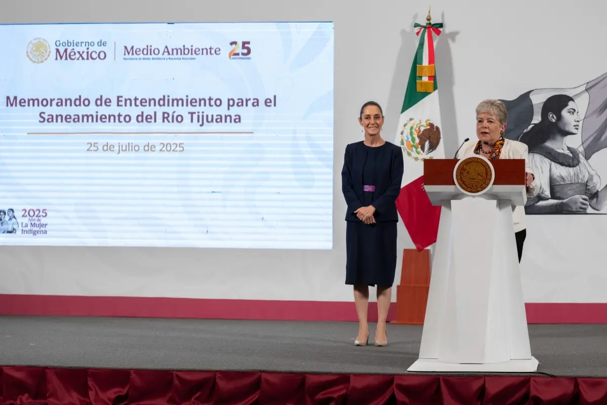 Claudia Sheinbaum y Alicia Bárcena Foto: X(Twitter) @SEMARNAT_mx