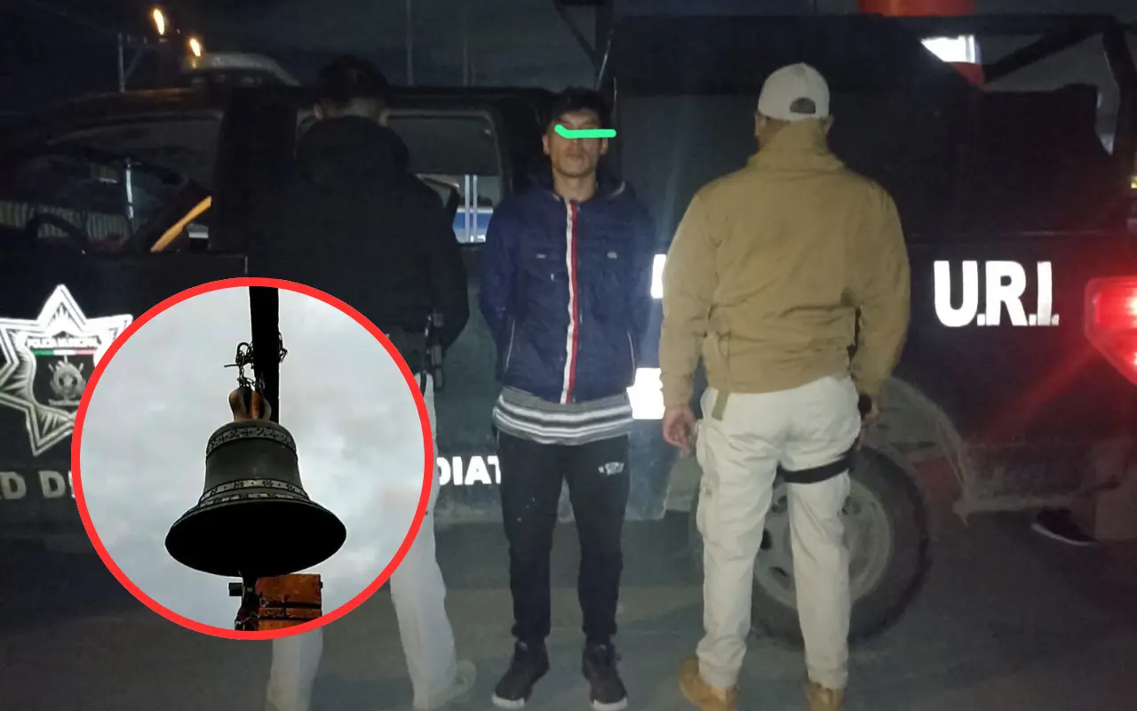 Joven es detenido por robar objetos religiosos. Foto: Especiales (Canva)