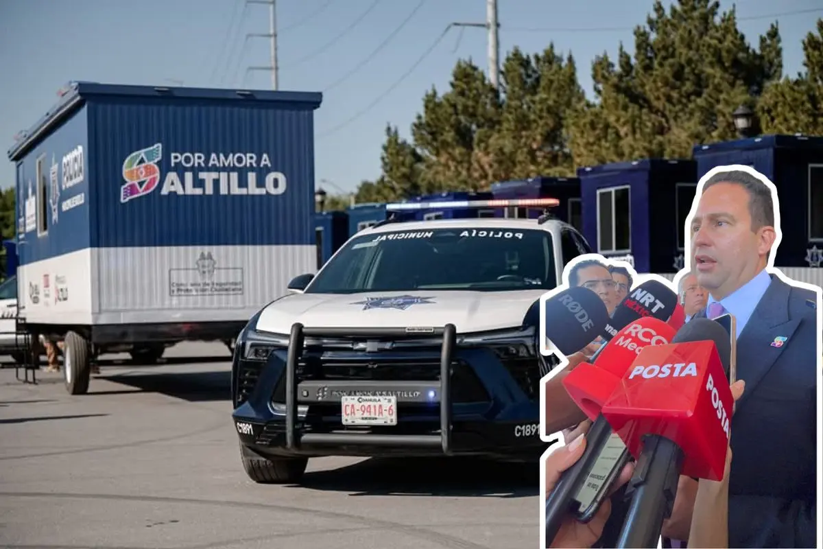Seguridad en Saltillo. Fotos de municipio y Marco Juárez.