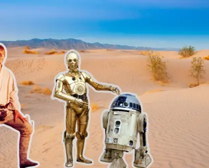 Este es el desierto de Coahuila que parece sacado de una película de Star Wars