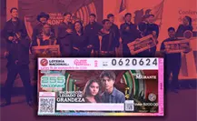 Cachitos de Lotería Nacional inspirados en el himno migrante del colectivo Legado de Grandeza
