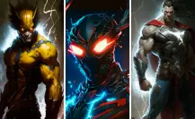 Así se vería la fusión entre personajes de Marvel y DC, según la Inteligencia Artificial