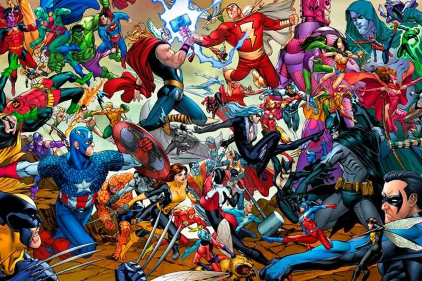 Con asombrosas fusiones de superhéroes, una inteligencia artificial explora las posibilidades de personajes como Spider-Man y Batman. Foto: Marvel & DC Co.