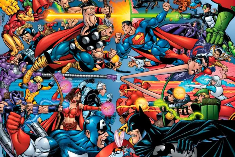 Con asombrosas fusiones de superhéroes, una inteligencia artificial explora las posibilidades de personajes como Spider-Man y Batman. Foto: Marvel & DC Co.
