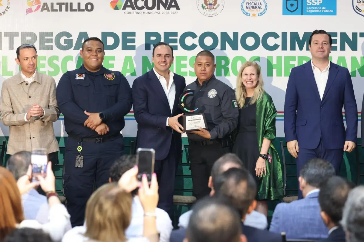 La cónsul Melissa Bishop destacó que el apoyo brindado por Coahuila refleja la fortaleza de la relación binacional. /Foto: Gobierno del Estado de Coahuila