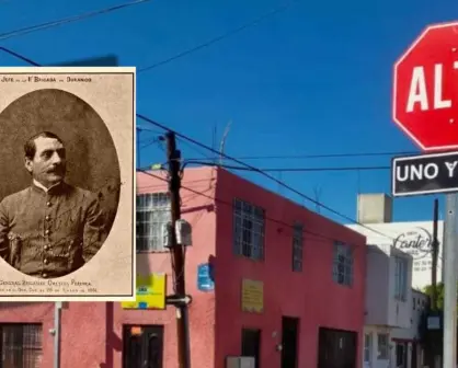 La calle dedicada a un general de Durango que fue gobernador de Coahuila