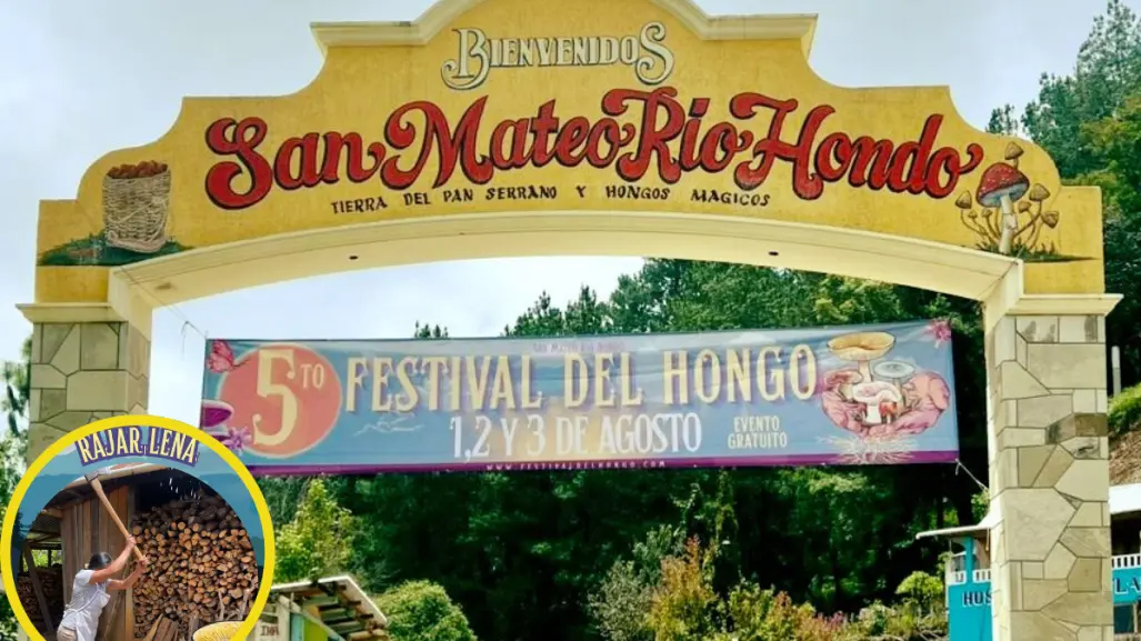 Festival del Hongo 2025: Mujeres compiten con hacha en mano por el título de "rajadoras"