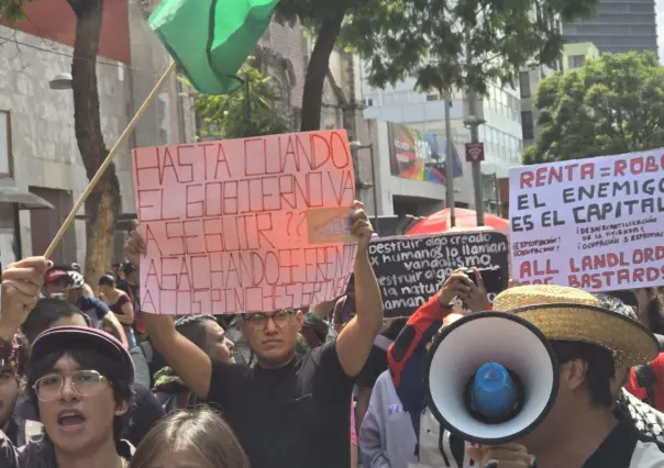 Tercera marcha contra la gentrificación en CDMX: manifestantes exigen freno a desalojos y regular renta