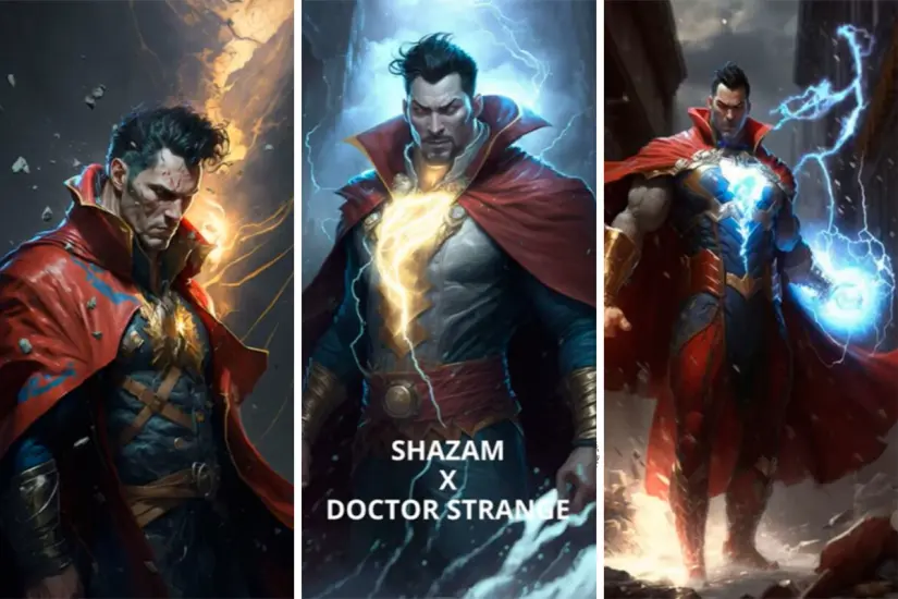Una innovadora inteligencia artificial da vida a combinaciones únicas de personajes icónicos del universo de cómics y películas. Foto: Reimagining Films